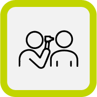 Adult hearing assessment icon