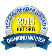 Record Reader Awards Waterloo Region Diamond Winner 2015